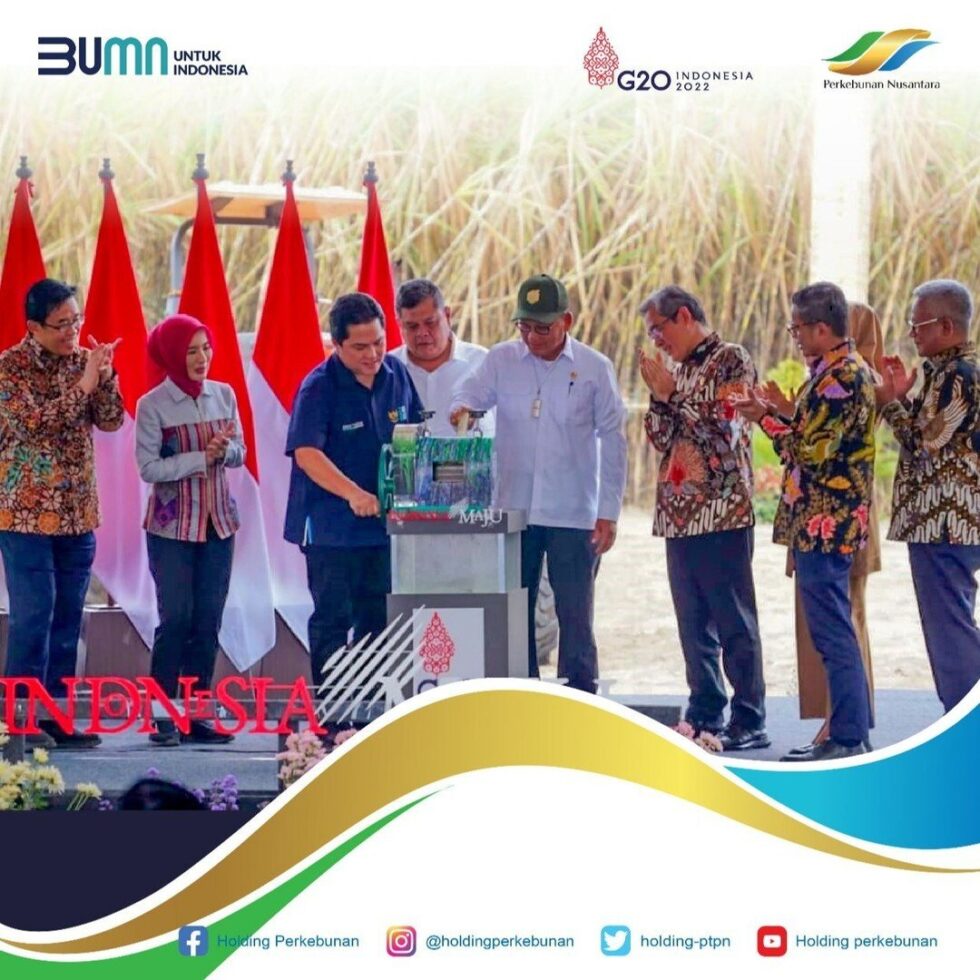 Kick Off Revitalisasi Industri Gula Nasional Pabrik Kelapa Sawit Pabrik Kopi Pabrik Karet